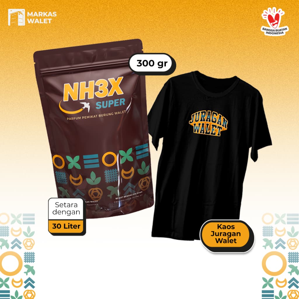 Paket Parfum dan Kaos Juragan Walet